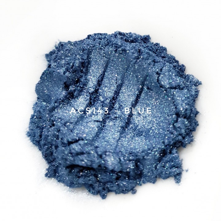 Косметический пигмент ACS143 Blue (Синий), 10-60 мкм