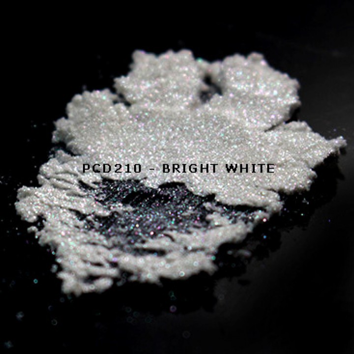 Косметический пигмент PCD210 Bright White (Яркий белый), 10-60 мкм