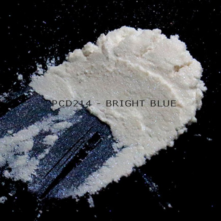 Косметический пигмент PCD214 Bright Blue (Якрий синий), 10-60 мкм