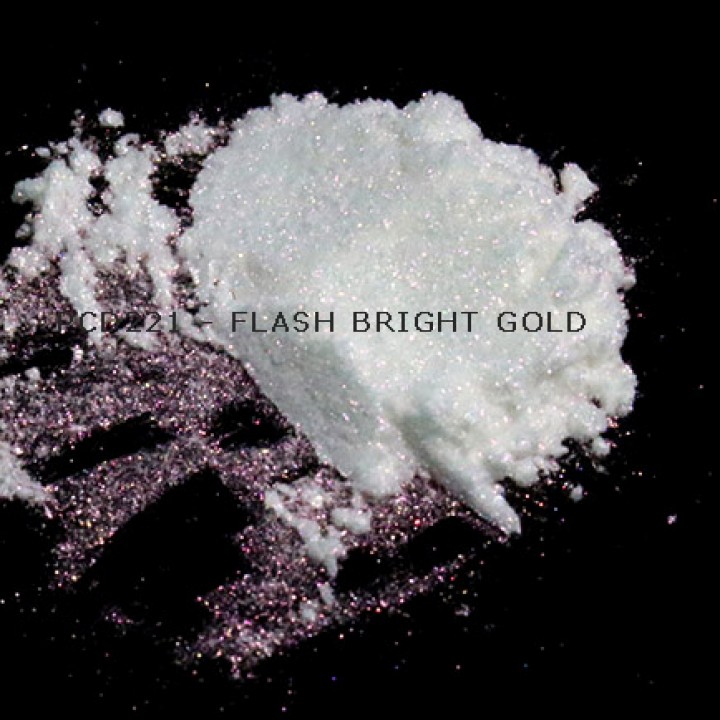Косметический пигмент PCD221 Flash Bright Gold (Вспыхивающий ярко-золотой), 20-100 мкм