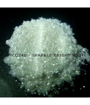 PCD240 - Искристый ярко-белый, 40-200 мкм (Sparkle Bright White)