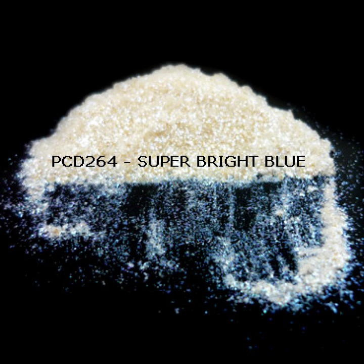 Косметический пигмент PCD264 Super Bright Blue (Сверх ярко-синий), 60-400 мкм