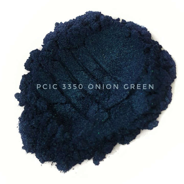 Косметический пигмент PCIC3350 Onion Green (Зеленый лук), 10-60 мкм