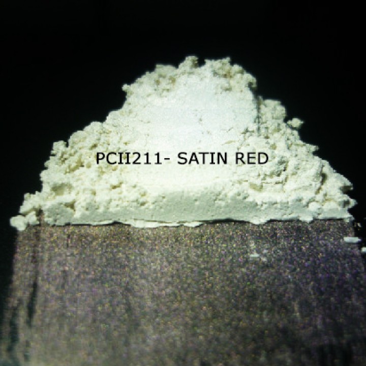 Косметический пигмент PCII211 Satin Red (Атласный красный), 5-25 мкм