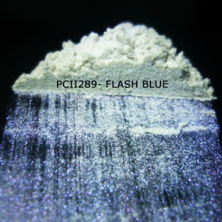 Косметический пигмент PCII289 Flash Blue (Вспыхивающий голубой), 10-100 мкм