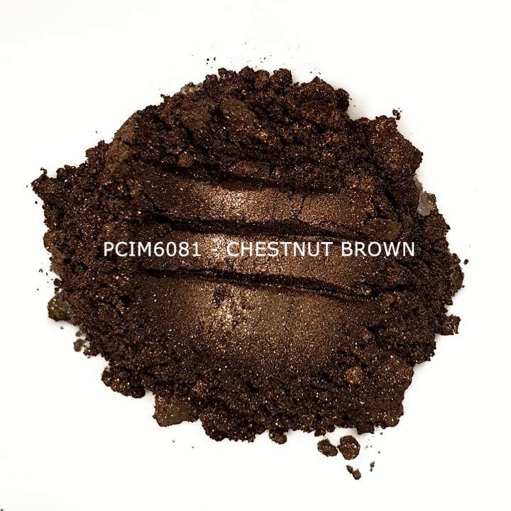 Косметический пигмент PCIM6081 Chestnut Brown (Ореховый), 10-60 мкм