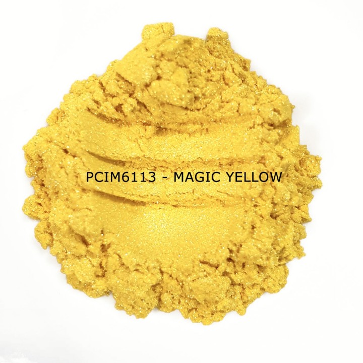 Косметический пигмент PCIM6113 Magic Yellow (Волшебный желтый), 10-60 мкм