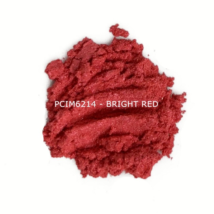 Косметический пигмент PCIM6214 Bright Red (Ярко-красный), 10-60 мкм