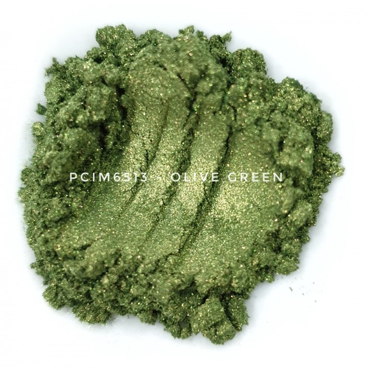 Косметический пигмент PCIM6513 Olive Green (Оливково-зеленый), 10-60 мкм