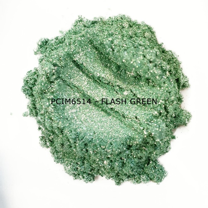 Косметический пигмент PCIM6514 Flash Green (Вспыхивающий зеленый), 10-100 мкм