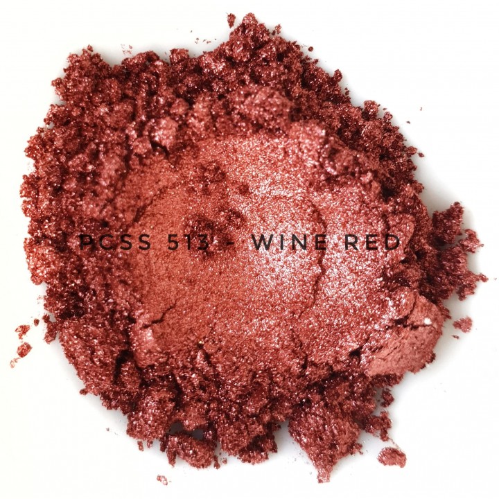 Косметический пигмент PCSS513 Wine Red (Винно-красный), 10-60 мкм