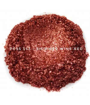 PCSS543 - Мерцающий винно-красный, 40-200 мкм (Shimmer Wine Red)