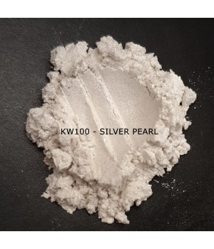 KW100 - Серебряный перламутр, 10-60 мкм (Silver Pearl)