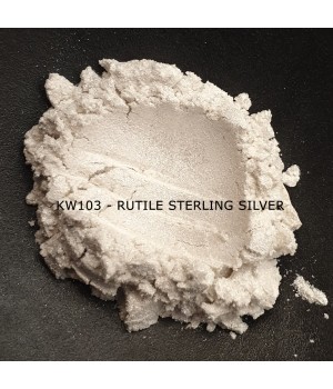 KW103 - Рутильный серебряный, 10-60 мкм (Rutile Sterling Silver)