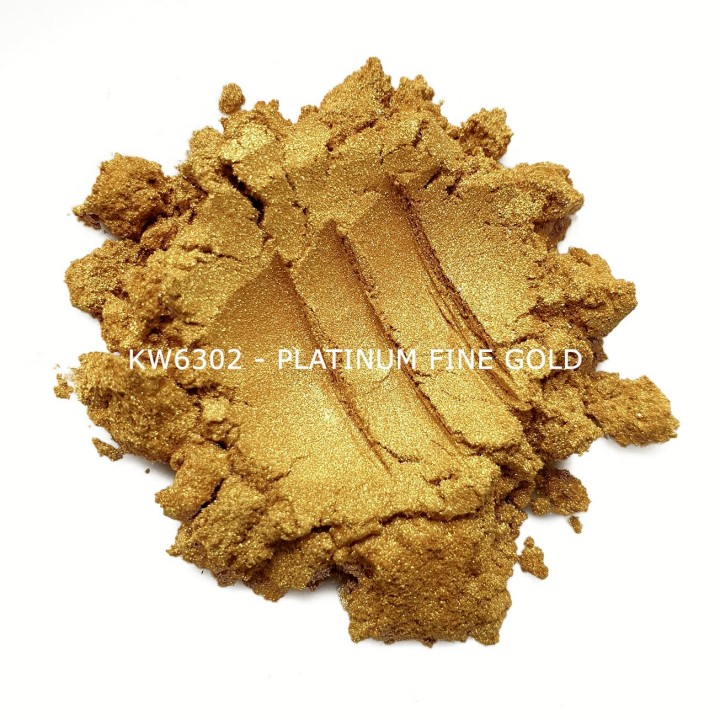 Индустриальный пигмент KW6302 Platinum Fine Gold (Золото с платиной), 5-30 мкм