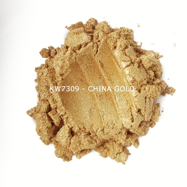 Индустриальный пигмент KW7309 China Gold (Золотой), 10-60 мкм